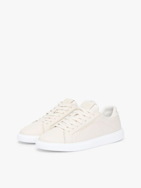 Μπεζ Δερμάτινα Sneakers  Γυναίκες