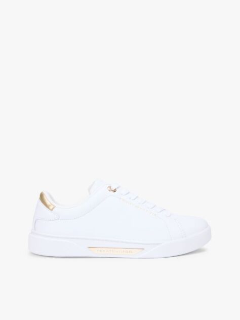 Άσπρο Δερμάτινα Sneakers  Γυναίκες