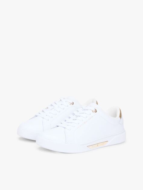 Άσπρο Δερμάτινα Sneakers  Γυναίκες