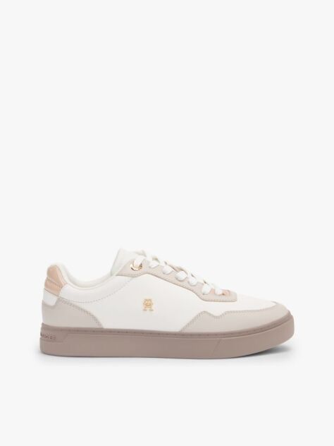 Multi Δερμάτινα Sneakers Με Μίξη Υφών  Γυναίκες