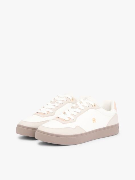 Multi Δερμάτινα Sneakers Με Μίξη Υφών  Γυναίκες