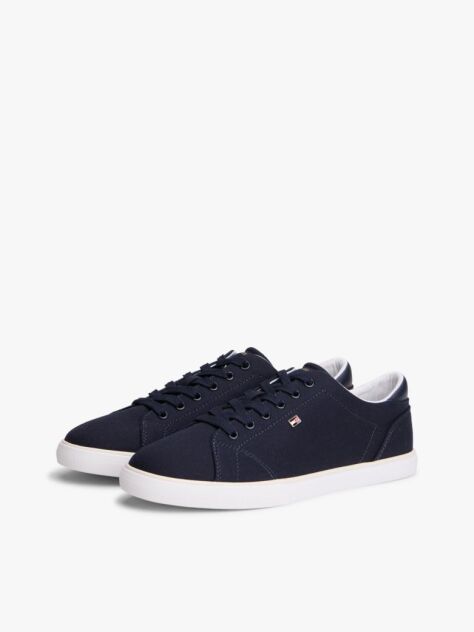 Μπλε Δετά Sneakers Από Καμβά  Γυναίκες