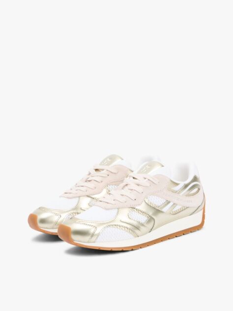 Multi Δερμάτινα Sneakers Με Μίξη Υφών  Γυναίκες