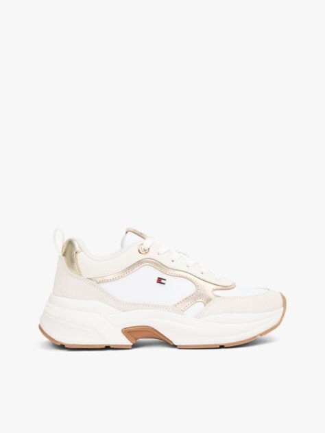 Multi Δερμάτινα Sneakers Με Chunky Σόλα  Γυναίκες
