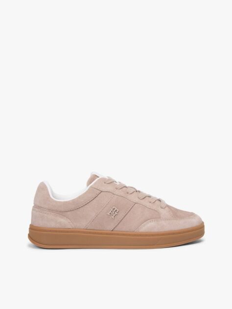 Ροζ TH Monogram Σουέτ Sneakers  Γυναίκες