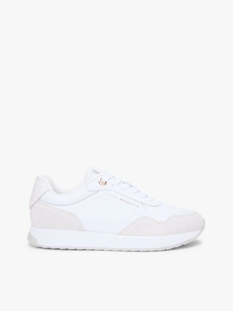 Άσπρο Δερμάτινα Sneakers Με Μονόγραμμα TH  Γυναίκες