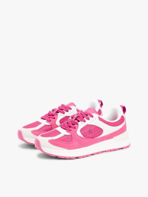 Multi Tonal Sneakers Με Μίξη Υφών Και Μονόγραμμα TH  Γυναίκες