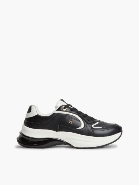 Multi TH Monogram Leather Chunky Sneakers  Women