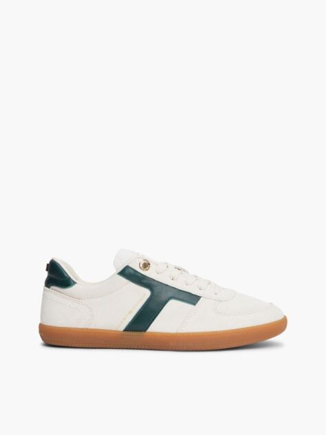 Μπεζ Σουέτ Sneakers Με Μίξη Υφών  Γυναίκες