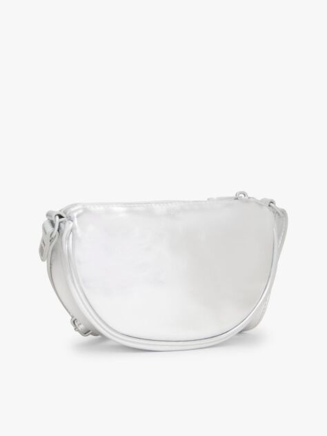 Silver Kids' Festive Metallic Moon Crossbody Bag  Kids Unisex