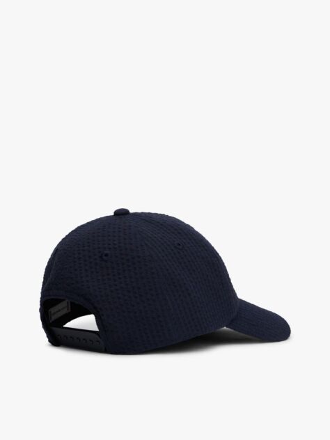 Blue Kids' Wavy Flag Seersucker Baseball Cap  Kids Unisex