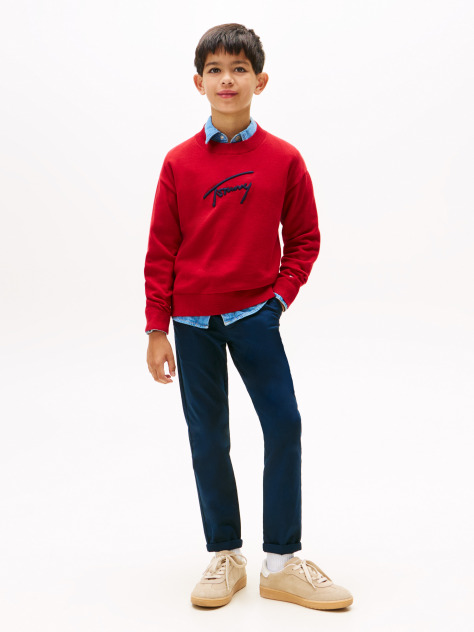 Blue 1985 Regular Fit Chinos  Boys