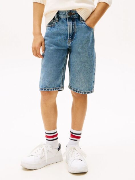Blue Straight Leg Denim Shorts  Boys