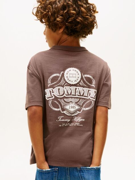 Καφέ T-Shirt Με Λογότυπο  Αγόρια