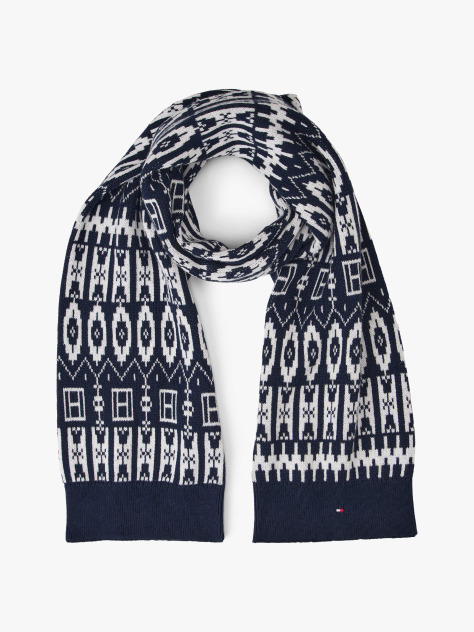 Multi Fair Isle Scarf  Boys