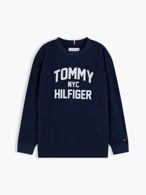 Blue Logo Long Sleeve T-Shirt  Boys
