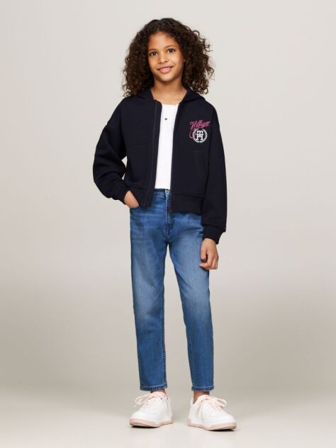 Denim Essential Tapered Τζιν Με Ξεθωριασμένο Φινίρισμα  Κορίτσια