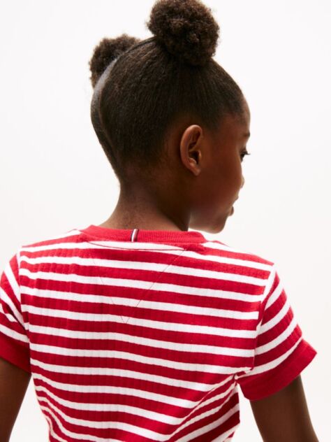 Multi Stripe Extra Slim T-Shirt  Girls
