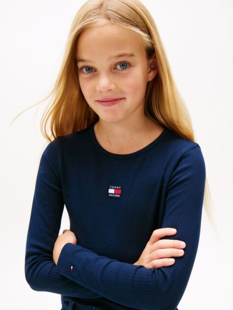 Blue Heritage Extra Slim Long Sleeve T-Shirt  Girls