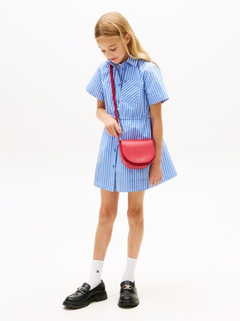 Multi Ριγέ Φόρεμα Πουκαμίσα Stripe Poplin Shirt Dress  Κορίτσια