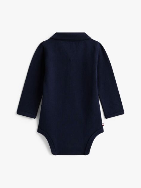 Blue Essential Pique Polo Bodysuit Gift Set  Newborn