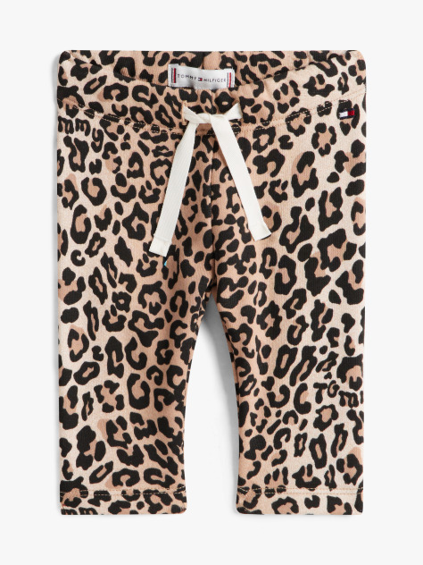 Multi Leopard Knitted Pants  Newborn