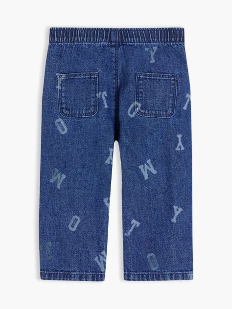 Denim Τζιν Με Λάστιχο Και Λογότυπο  Βρεφικά