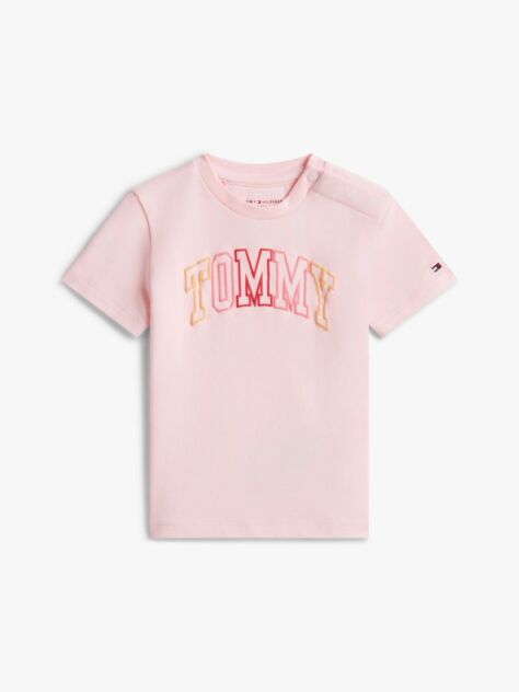 Pink Outline Logo Jersey T-Shirt  Newborn