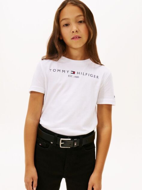 Άσπρο T-Shirt Από Οργανικό Βαμβάκι  Παιδί Unisex