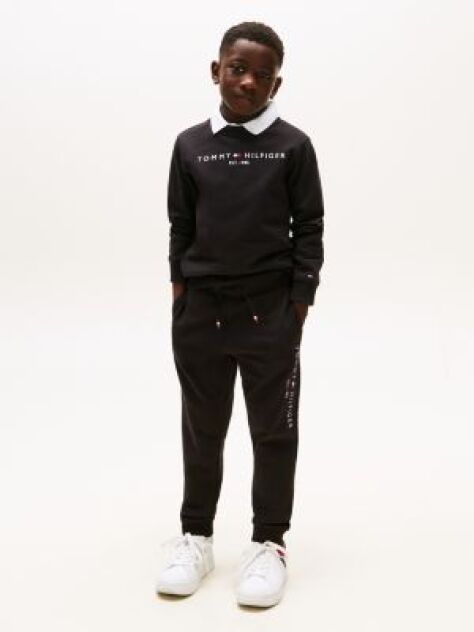 Black Essential Sweatpants  Kids Unisex