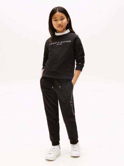 Black Essential Sweatpants  Kids Unisex