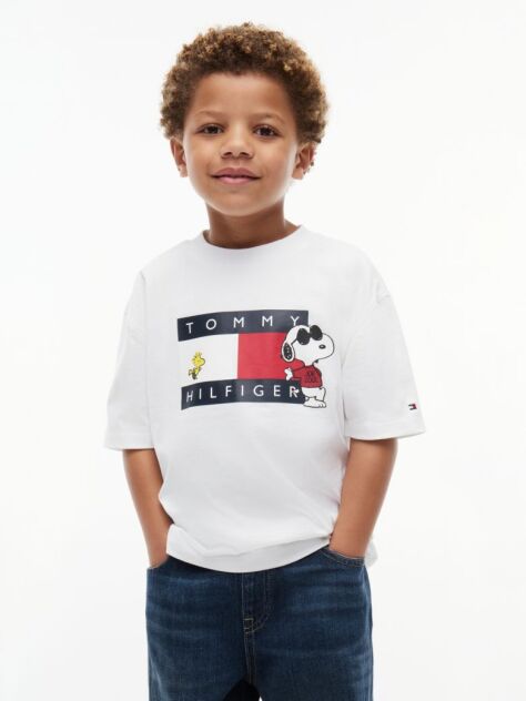 Άσπρο Peanuts® T-Shirt Με Σχέδιο  Παιδί Unisex