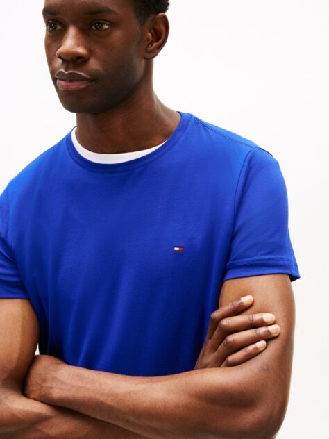Μπλε T-Shirt Με Extra Slim Γραμμή  Άνδρες