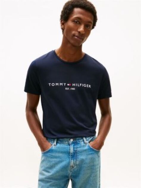 Μπλε T-Shirt Με Λογότυπο  Άνδρες