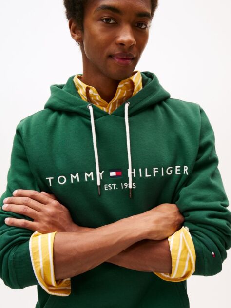 Green Flex Logo Hoody  Men