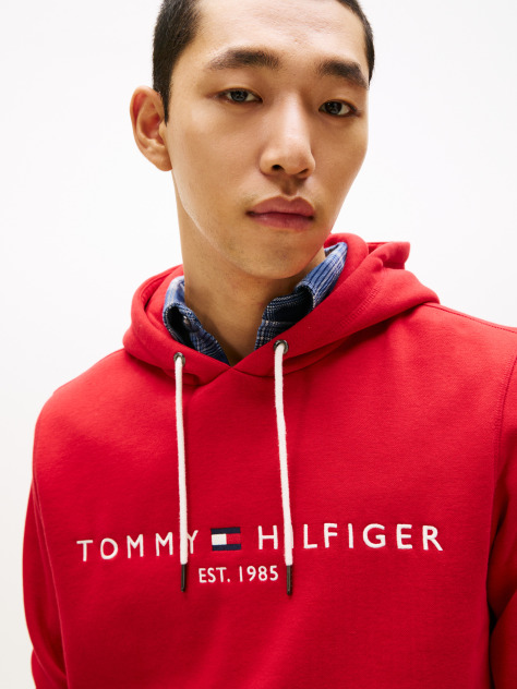 Red Flex Logo Hoody  Men