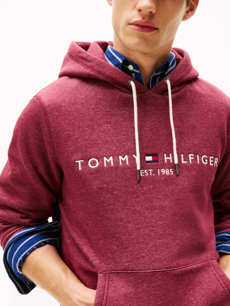 Κόκκινο Flex Hoody Με Λογότυπο  Άνδρες