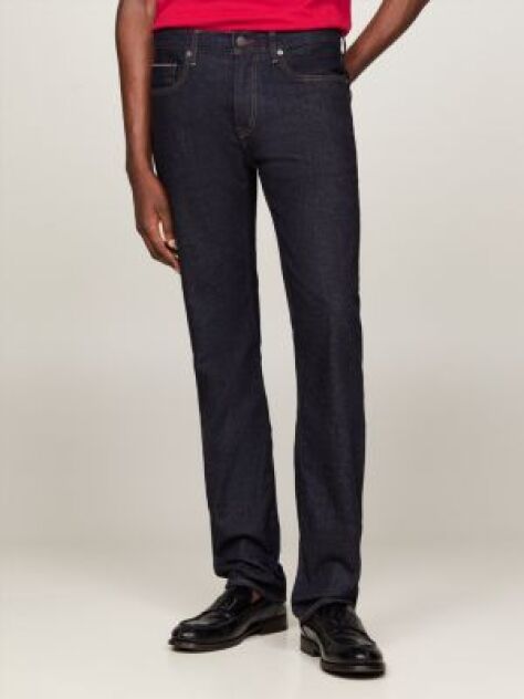 Blue Denton Straight Jeans  Men