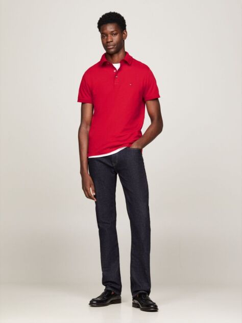 Blue Denton Straight Jeans  Men