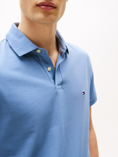 Blue 1985 Organic Cotton Regular Fit Polo  Men