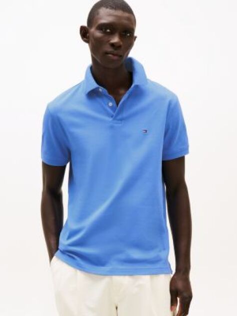 Blue 1985 Organic Cotton Regular Fit Polo  Men