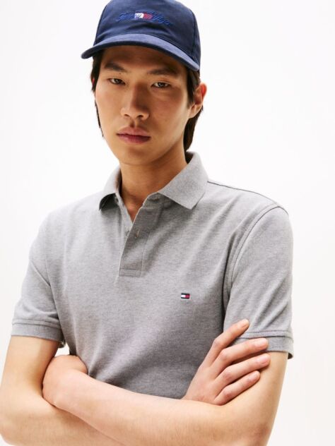 Grey 1985 Organic Cotton Regular Fit Polo  Men