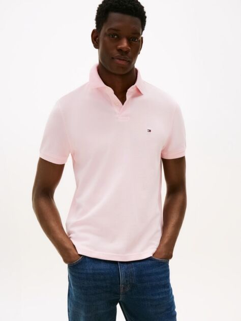 Pink 1985 Organic Cotton Regular Fit Polo  Men