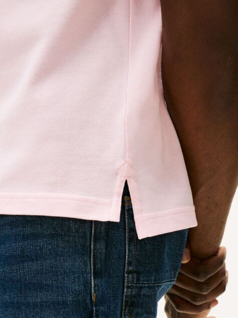 Pink 1985 Organic Cotton Regular Fit Polo  Men