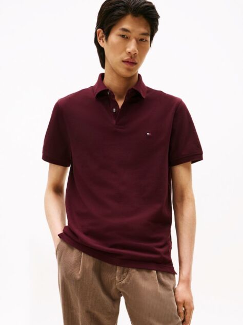 Red 1985 Organic Cotton Regular Fit Polo  Men