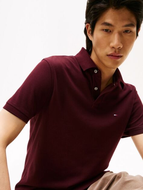 Red 1985 Organic Cotton Regular Fit Polo  Men