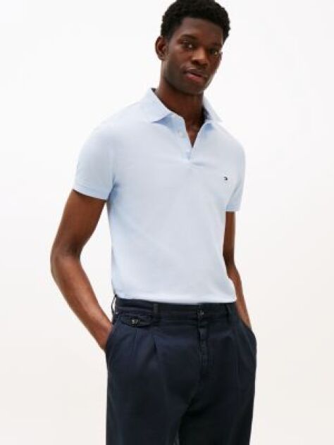 Blue 1985 Organic Cotton Slim Fit Polo  Men