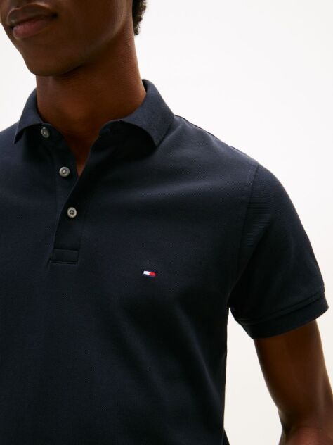 Blue 1985 Organic Cotton Slim Fit Polo  Men