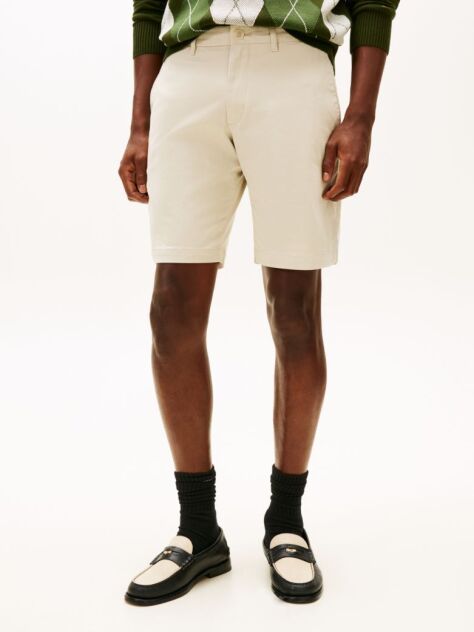 White Essential 1985 Organic Cotton Bermuda Shorts  Men