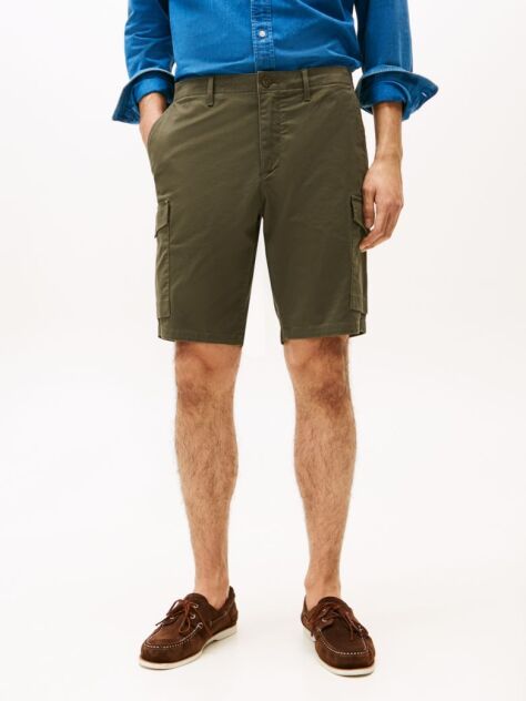 Green 1985 Essential Harlem Relaxed Cargo Bermuda Shorts  Men